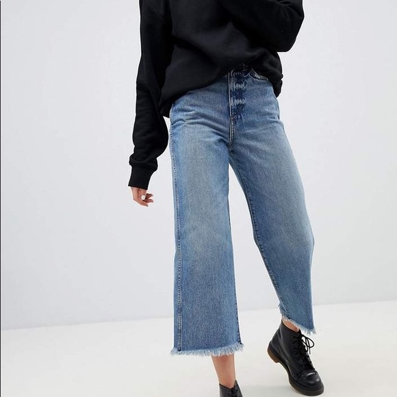 weekday cropped jeans